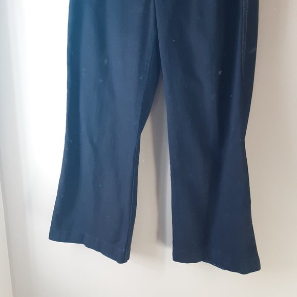 Ralph Lauren Women's High Rise, Dark Wash, Wide Leg Jeans Size 10 - Picture 4 of 14